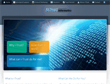 Tablet Screenshot of itrustinfo.com